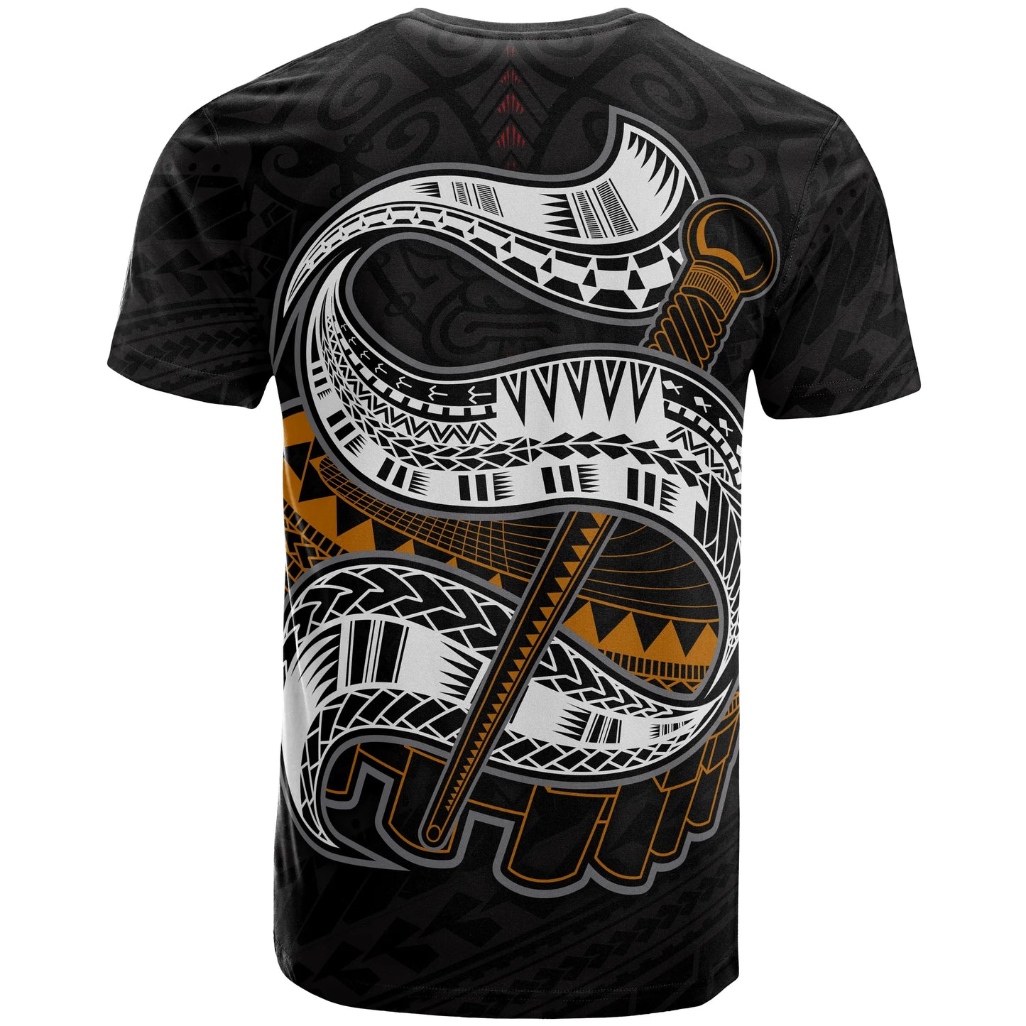 American Samoa Polynesian Custom Personalised T-Shirt - Tafuna Warriors