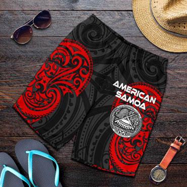 American Samoa Polynesian Men Shorts - American Samoan Spirit