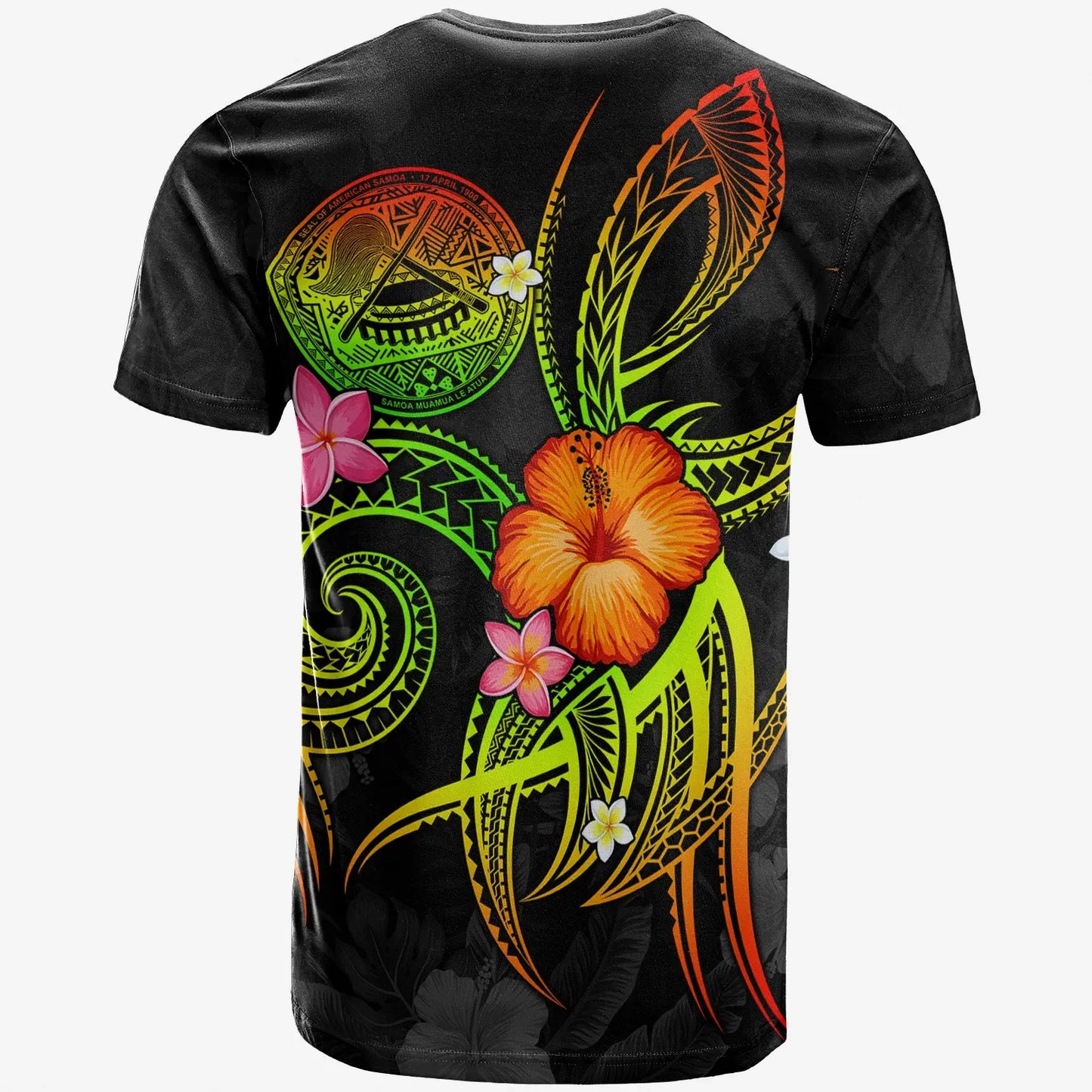 American Samoa Polynesian Personalised T-Shirt - Legend of American Samoa (Reggae)