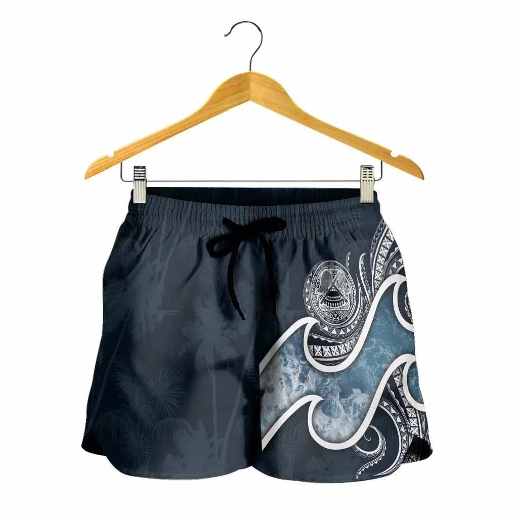 American Samoa Polynesian Women Shorts - Ocean Style