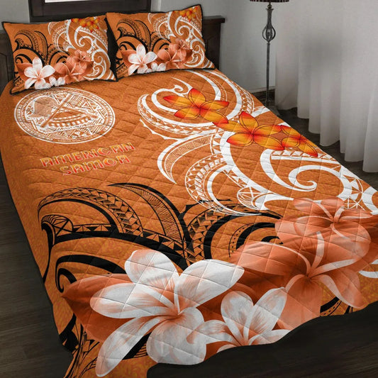 American Samoa Quilt Bed Set - American Samoa Spirit