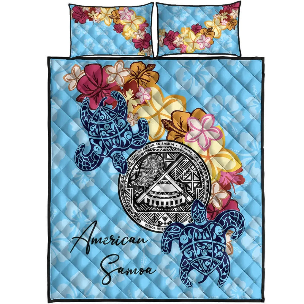 American Samoa Quilt Bed Set - Tropical Style