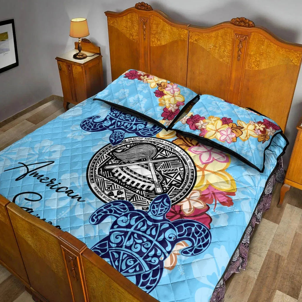 American Samoa Quilt Bed Set - Tropical Style