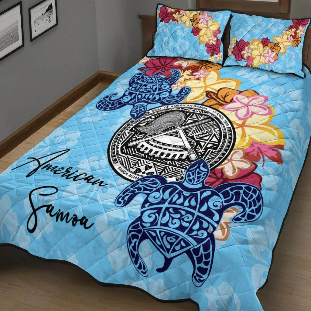 American Samoa Quilt Bed Set - Tropical Style