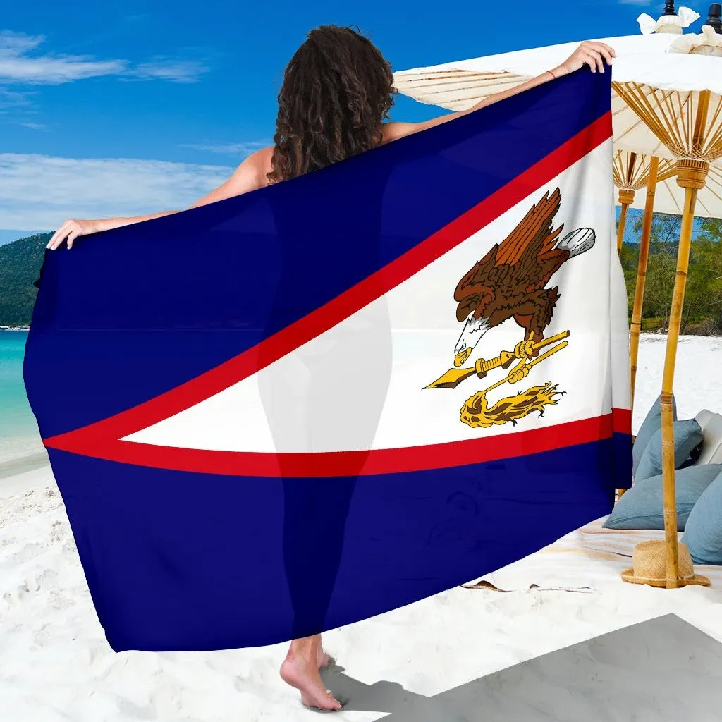 American Samoa Sarong - Flag Of American Samoa