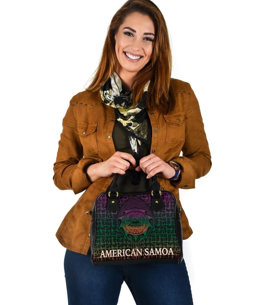 American Samoa Shoulder Handbag - As Seal Rocket Style