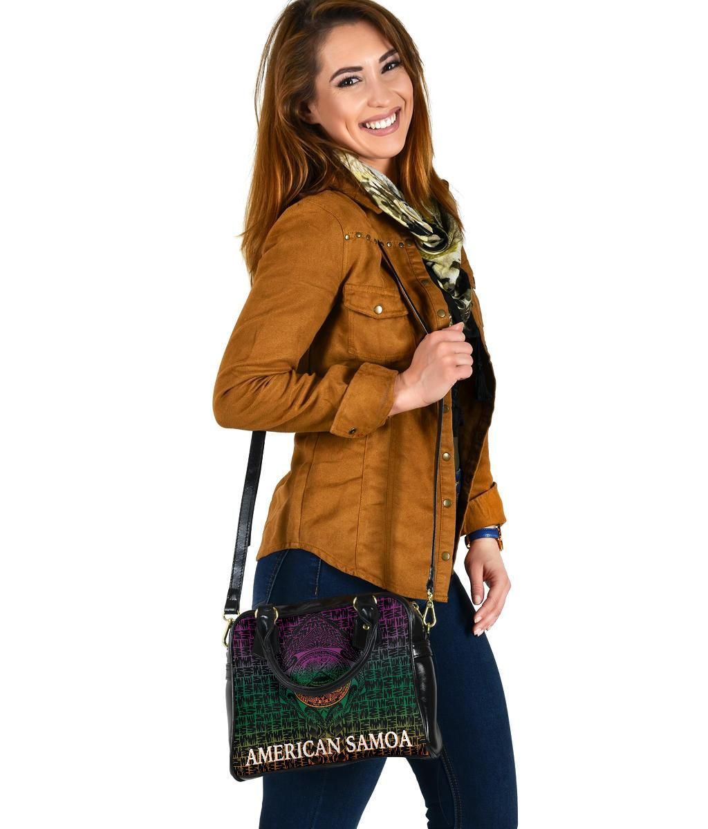American Samoa Shoulder Handbag - As Seal Rocket Style