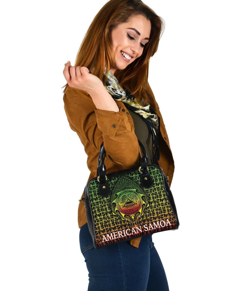 American Samoa Shoulder Handbag - As Seal Rocket Style (Reggae)
