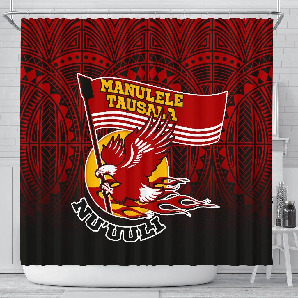 American Samoa Shower Curtain - Manulele Tausala Nuuuli (Ver 2)
