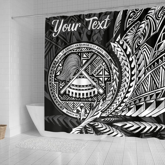 American Samoa Shower Curtain - Custom Personalised Wings Style