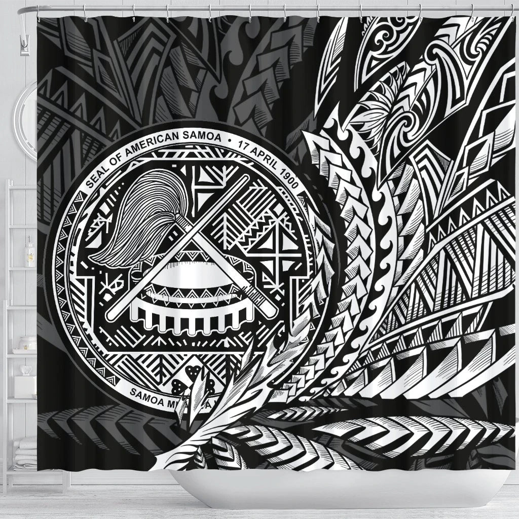 American Samoa Shower Curtain - Wings Style