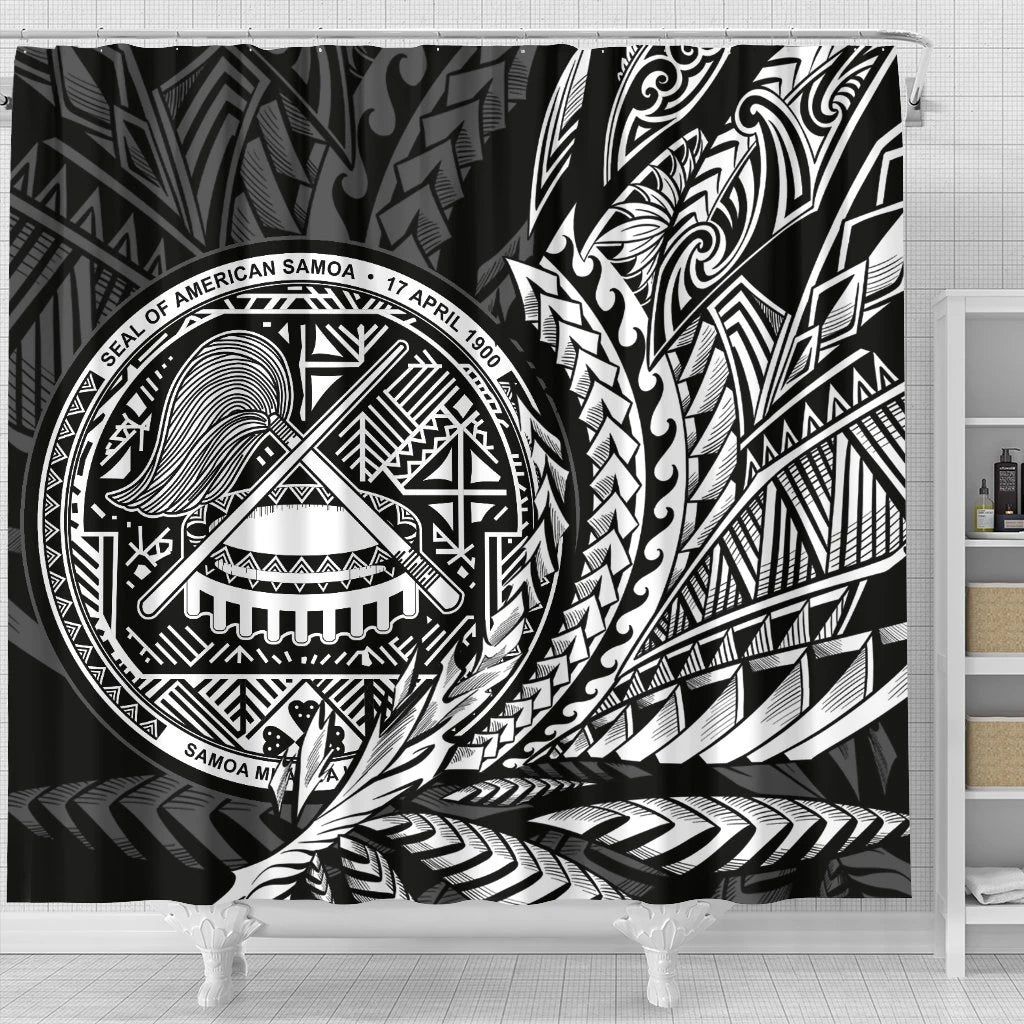 American Samoa Shower Curtain - Wings Style