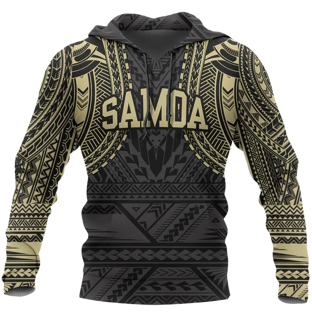 American Samoa Spirit Hoodie - Samoa Polynesian Tattoo