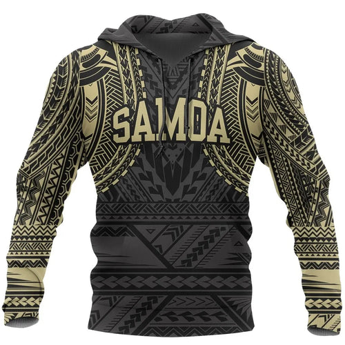 American Samoa Spirit Hoodie - Samoa Polynesian Tattoo