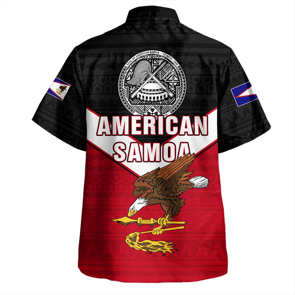 American Samoa Hawaiian Shirt Custom Polynesian Tribal Sport Style