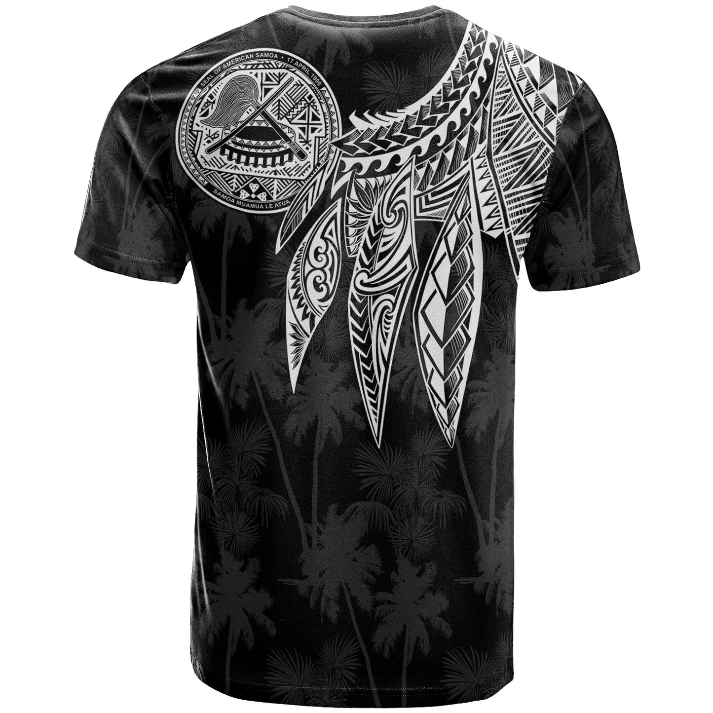 American Samoa Personalised T-shirt - Polynesian Wings (Reggae)