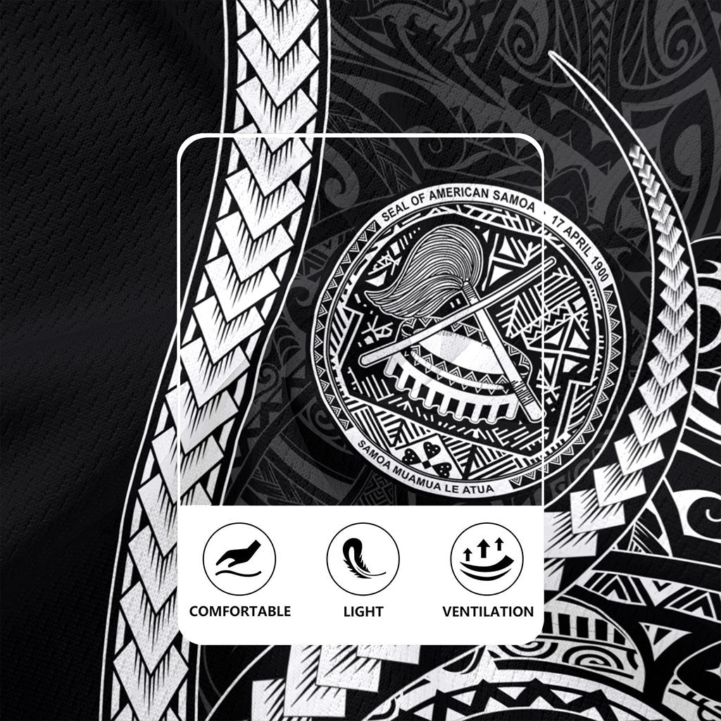 American Samoa Rugby Jersey Samoa Tribal Polynesian Coat Of Arms