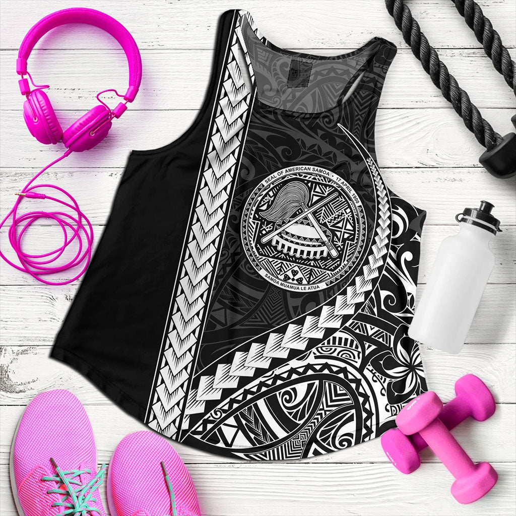 American Samoa Women Tank Samoa Tribal Polynesian Coat Of Arms