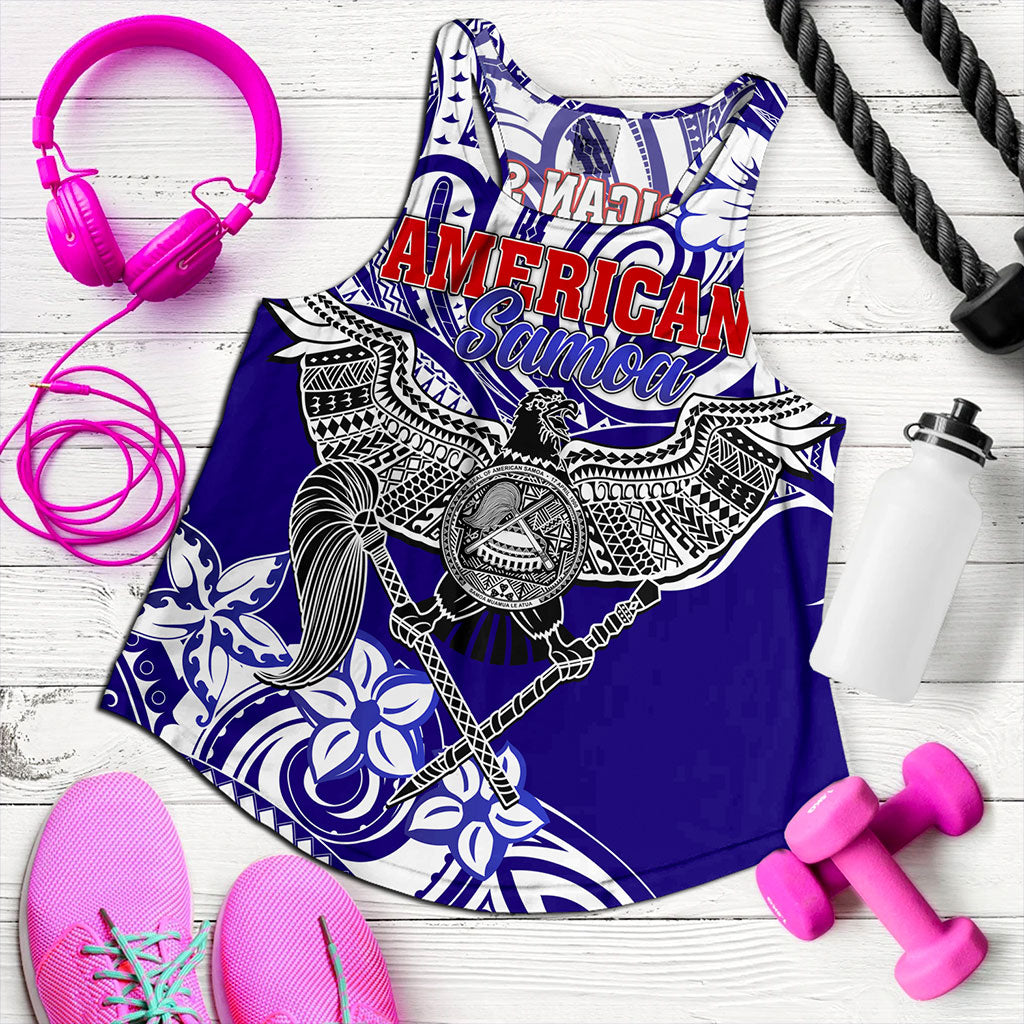 American Samoa Women Tank Tribal Polynesian Eagle Style