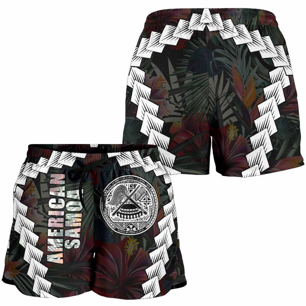 American Samoa Women Shorts - Chain Polynesian