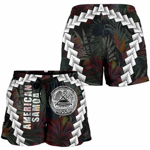 American Samoa Women Shorts - Chain Polynesian