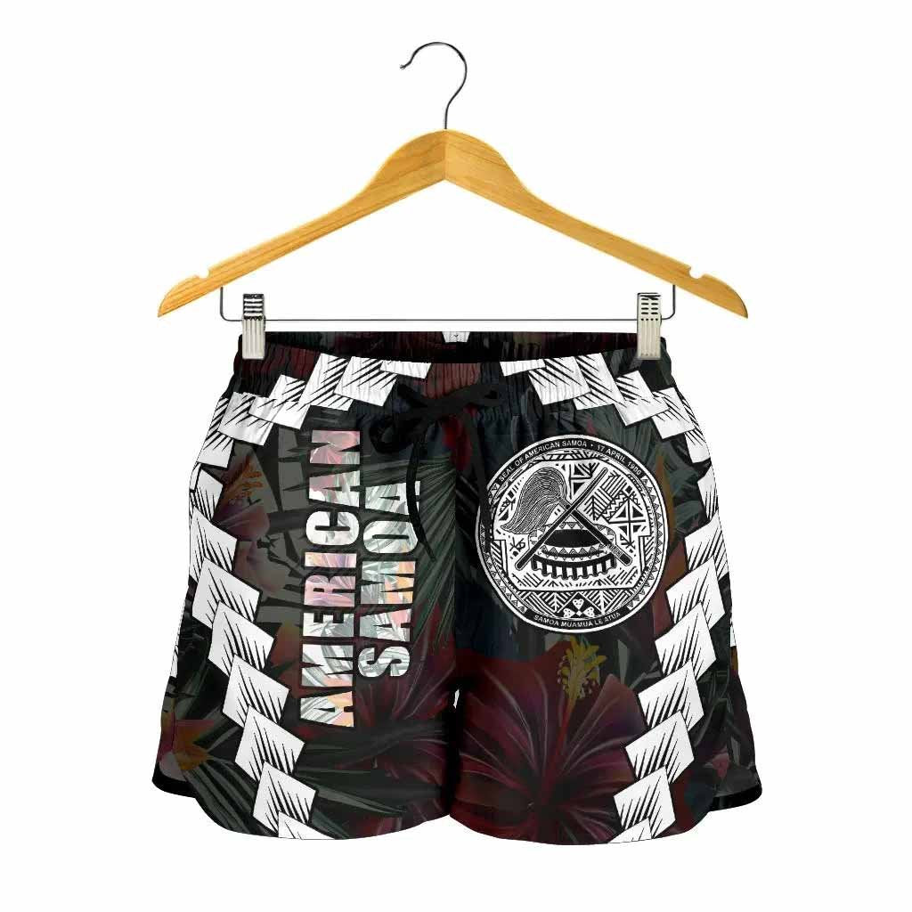 American Samoa Women Shorts - Chain Polynesian