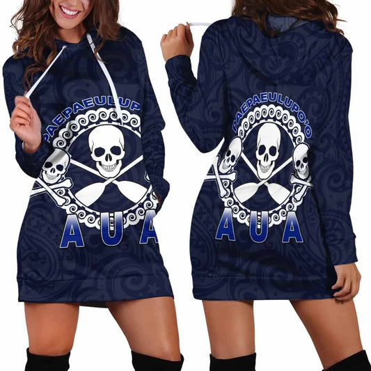 American Samoa Female Hoodie Dress - Paepaeulupo'o Aua