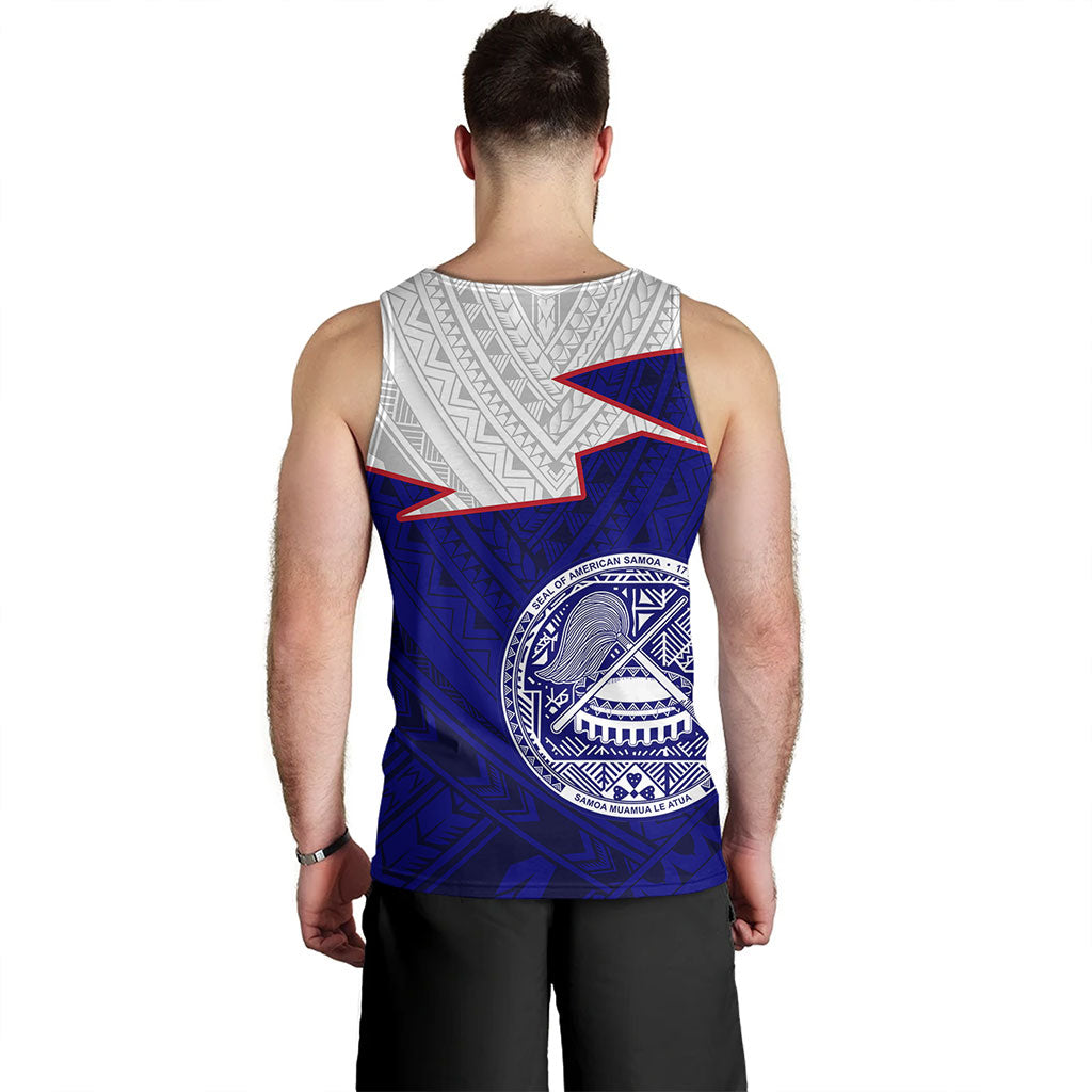 American Samoa Tank Top Polynesian Tattoo Flag And Coat Of Arms