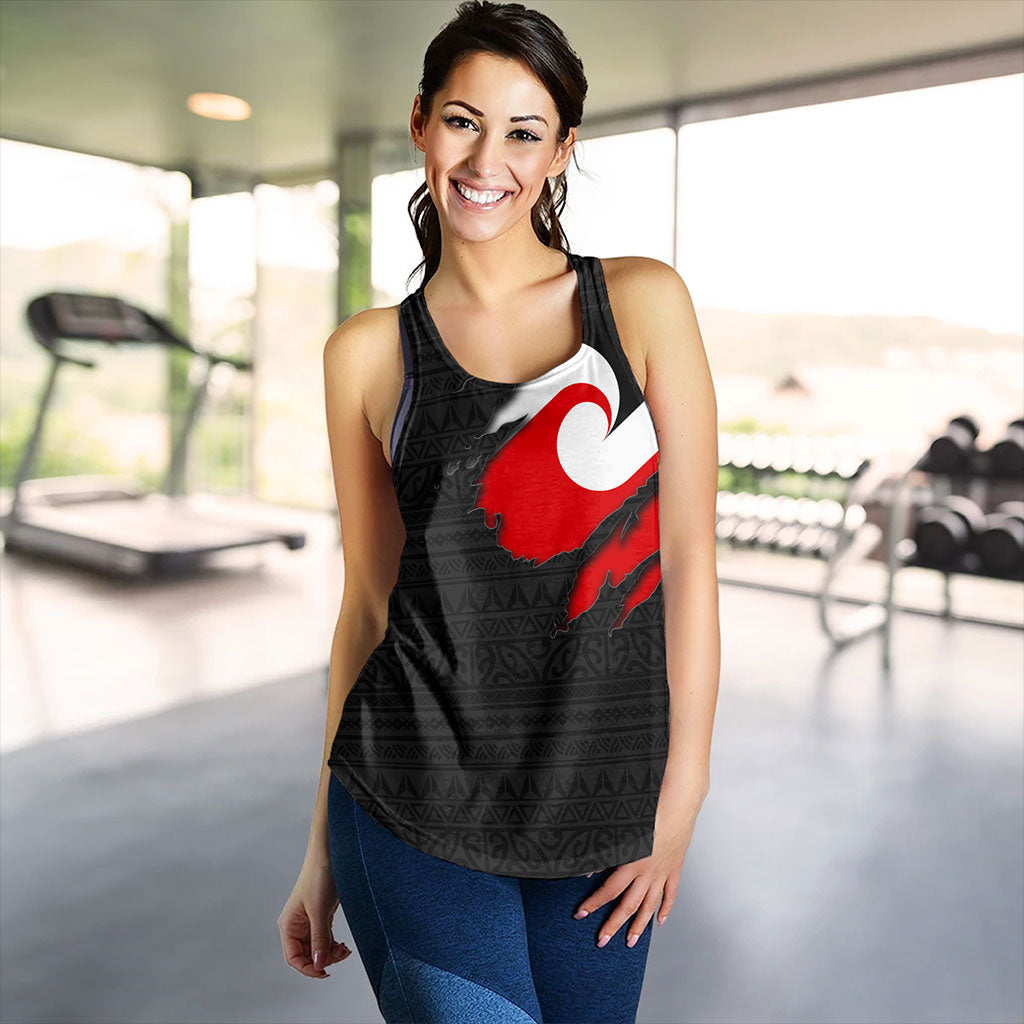 New Zealand Women Tank Tino Rangatiratanga Maori Crack Style