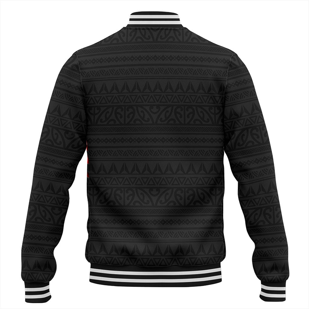 New Zealand Baseball Jacket Tino Rangatiratanga Maori Crack Style