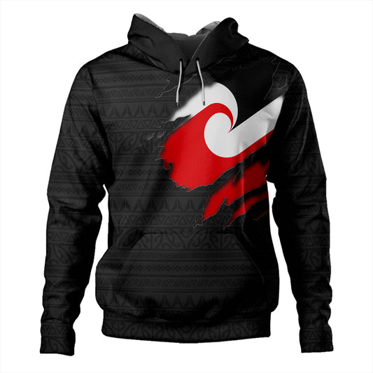 New Zealand Hoodie Tino Rangatiratanga Maori Crack Style