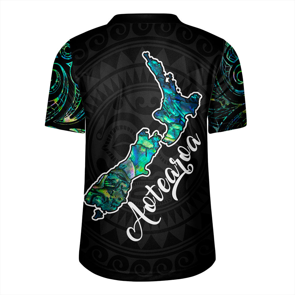 New Zealand Rugby Jersey Aotearoa Maori Tribal Map With Papua Shell