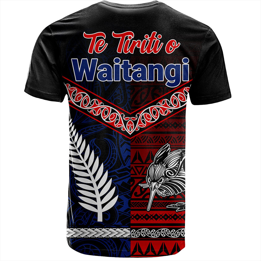 New Zealand T-Shirt Waitangi Aotearoa Tribal National Together