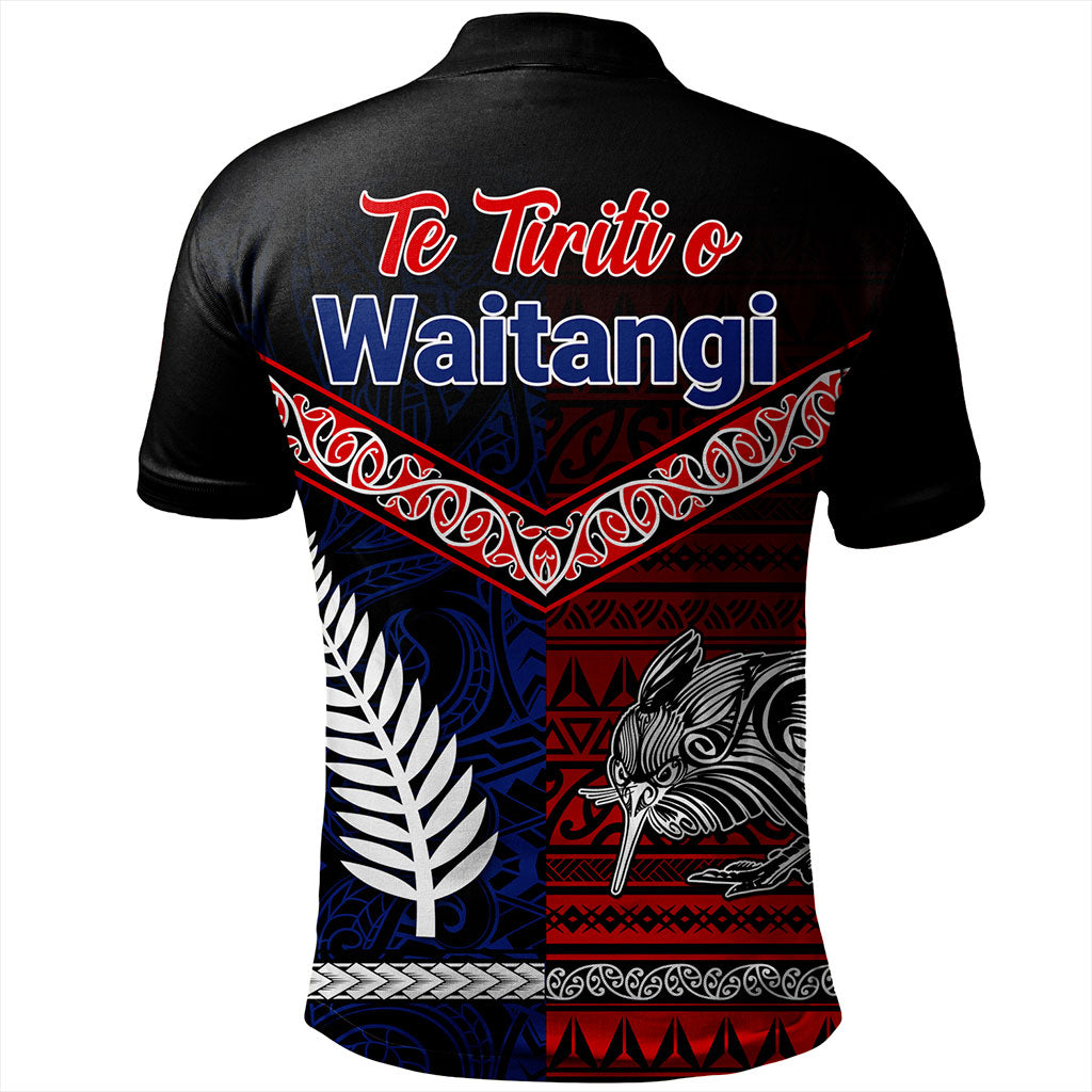 New Zealand Polo Shirt Waitangi Aotearoa Tribal National Together