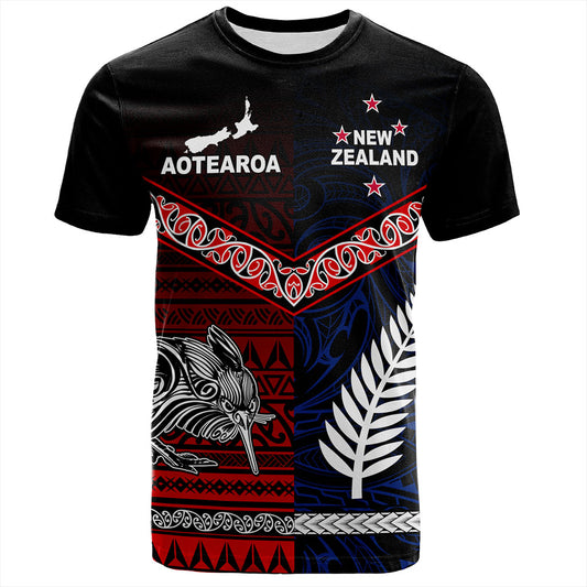 New Zealand T-Shirt Waitangi Aotearoa Tribal National Together