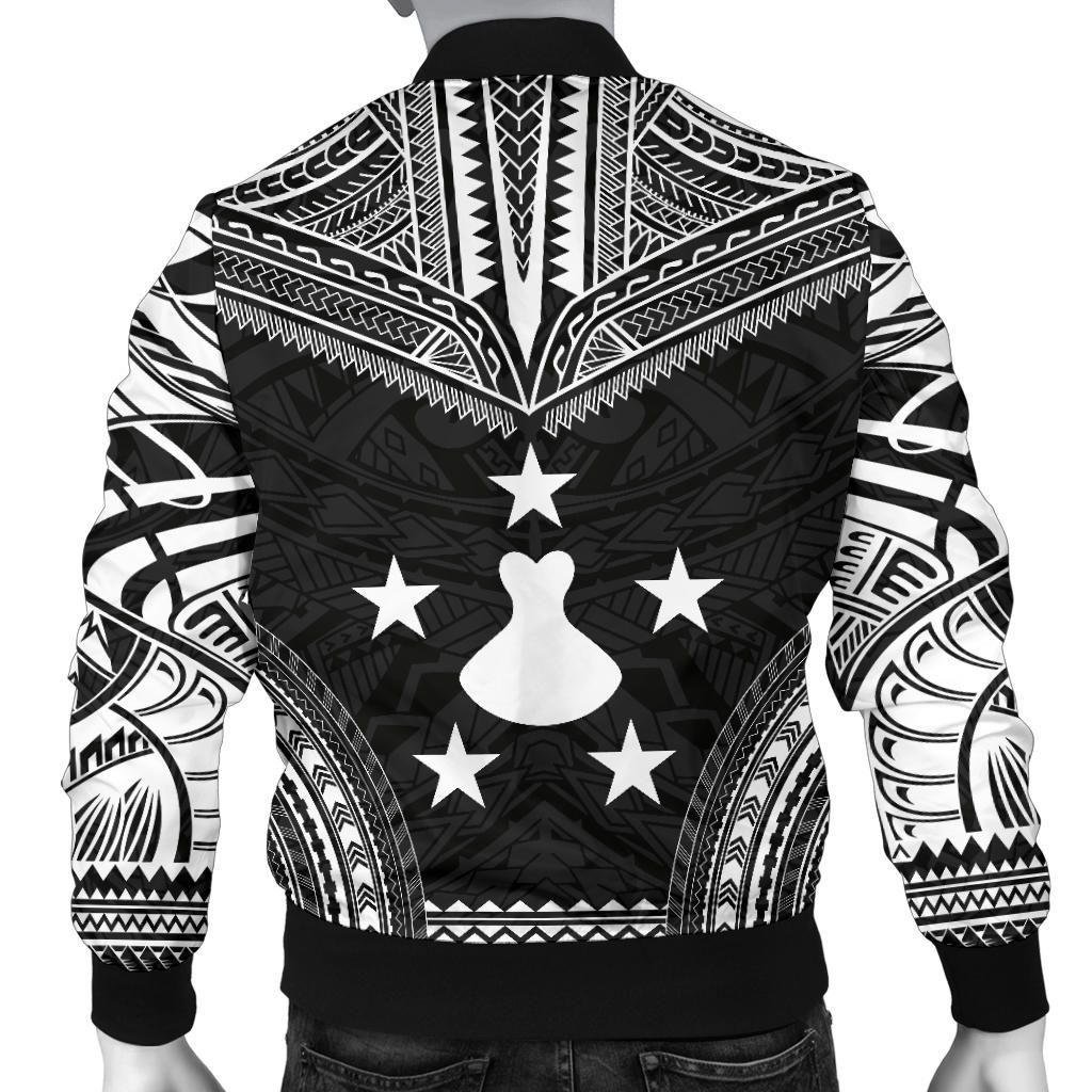 Austral Islands Polynesian Chief Bomber Jacket - Black Version