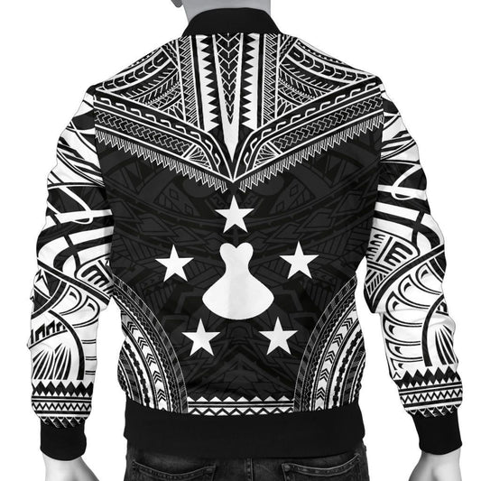 Austral Islands Polynesian Chief Bomber Jacket - Black Version