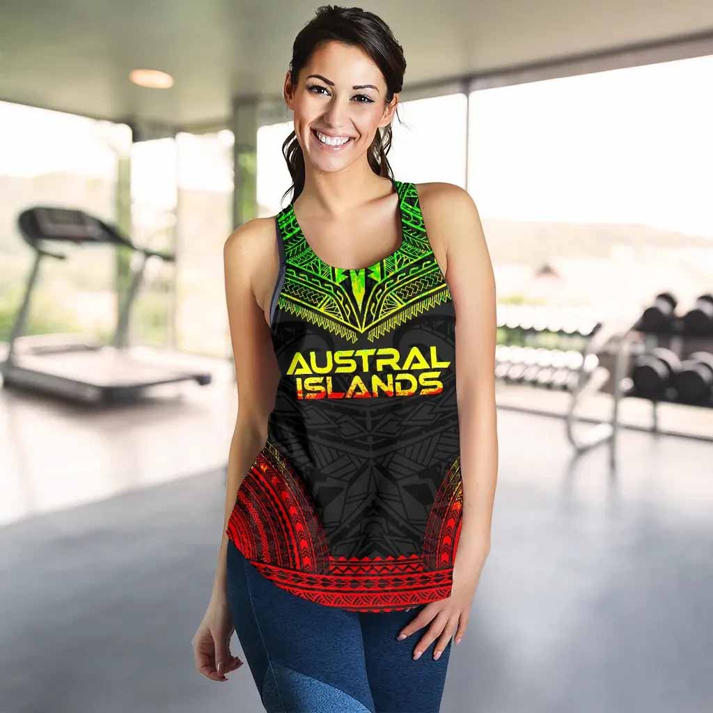 Austral Islands Women Racerback Tank - Polynesian Chief Reggae Version