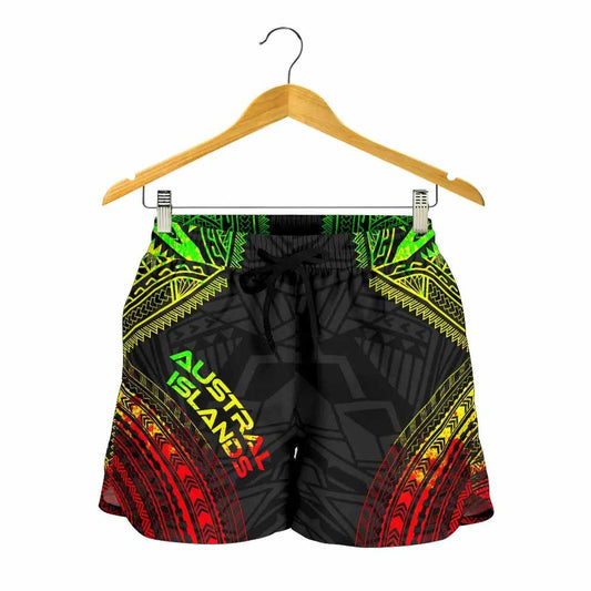 Austral Islands Women Shorts - Polynesian Chief Reggae Version