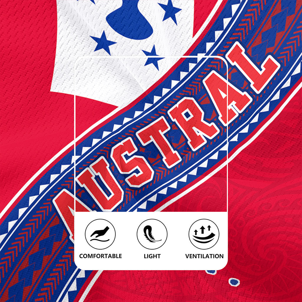 Austral Islands Rugby Jersey Flag And Coat Of Arms