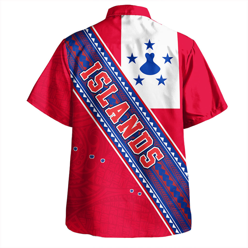 Marquesas Islands Hawaiian Shirt Flag And Coat Of Arms