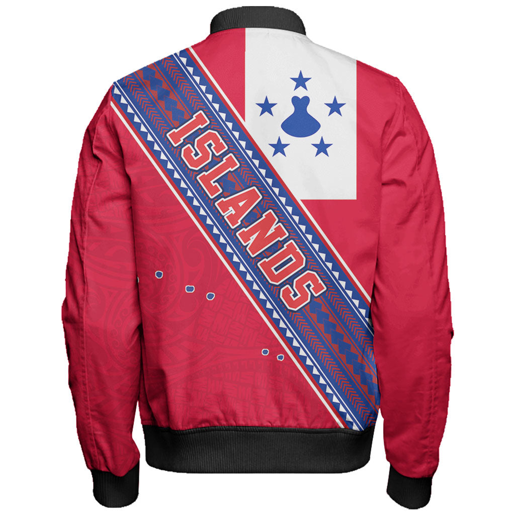 Austral Islands Bomber Jacket Flag And Coat Of Arms
