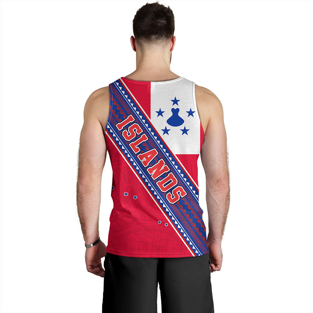 Austral Islands Tank Top Flag And Coat Of Arms