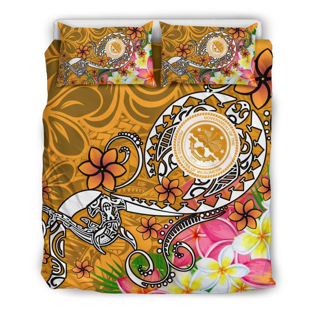 FSM Bedding Set - Turtle Plumeria (Gold)