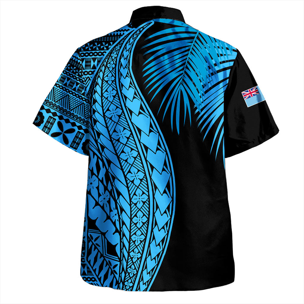 Vanuatu Hawaiian Shirt Custom Plumeria Flowers Tribal Motif Flag Color Design
