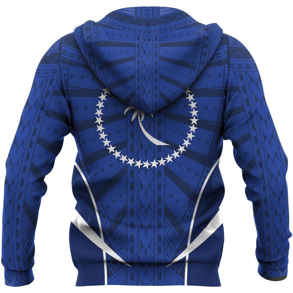 Chuuk Active Special Hoodie - Chuuk Flag Polynesian Tattoo