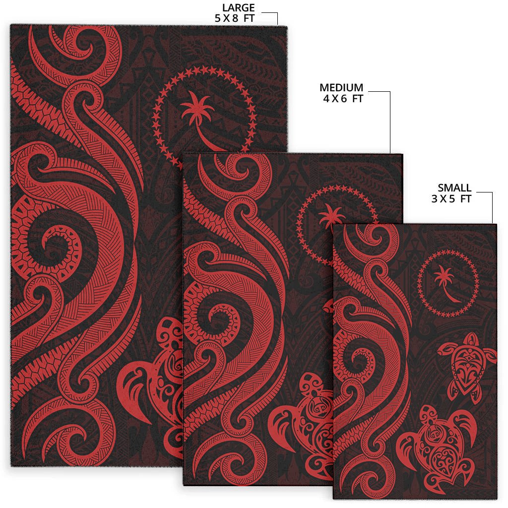 Chuuk Area Rug - Red Tentacle Turtle