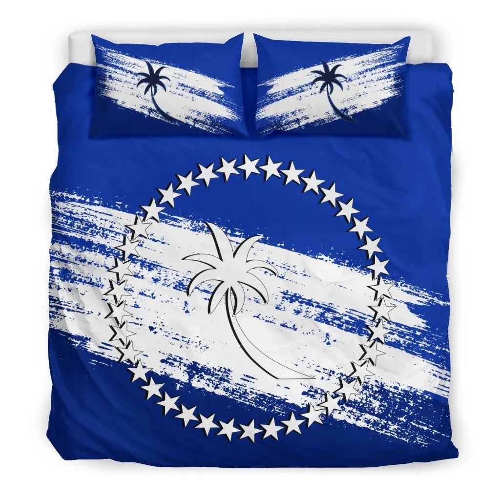Chuuk Duvet Cover Set - Chuuk Flag Premium (Duvet Covers)