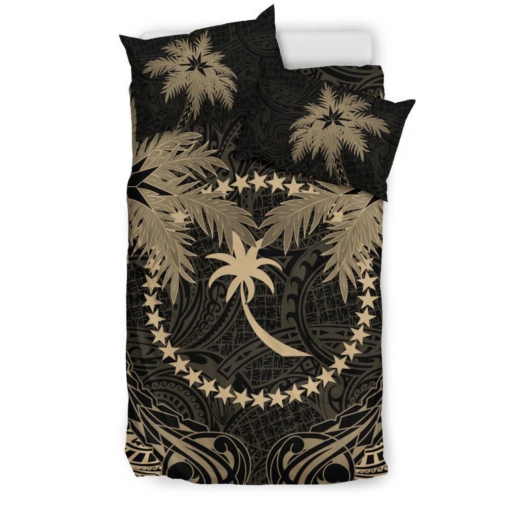 Chuuk Duvet Cover Set - Chuuk Flag Coconut (Duvet Cover)