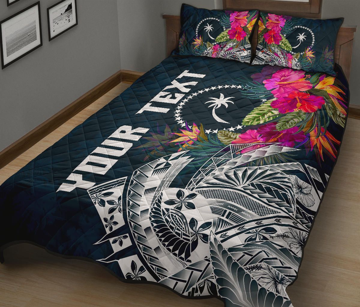 Chuuk Custom Personalised Quilt Bed Set - Summer Vibes